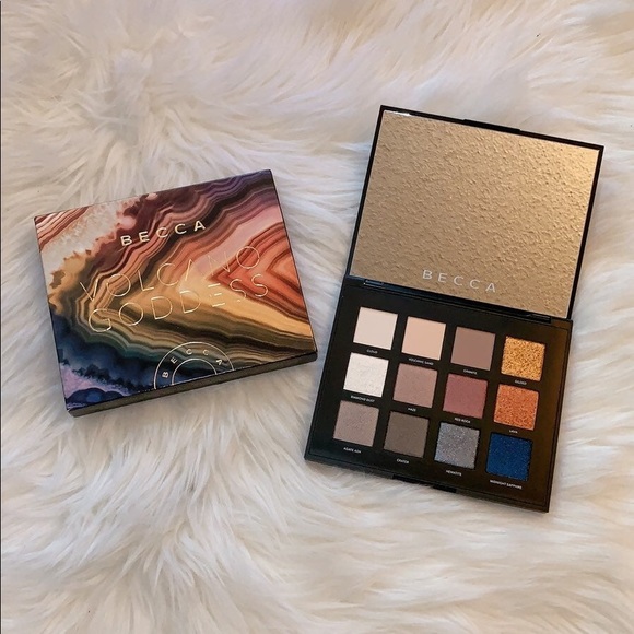 Becca volcano goddesseyeshadow palette